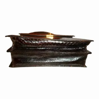 Bolso y cartera serpiente cuero 40s-50s