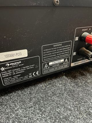 Amplificador Auna CD708 160W rms