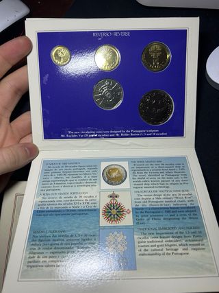 Portugal Escudos 1986 Coleção Moedas