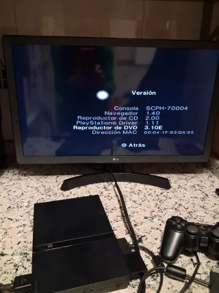 Consola PlayStation 2 Sony Negra