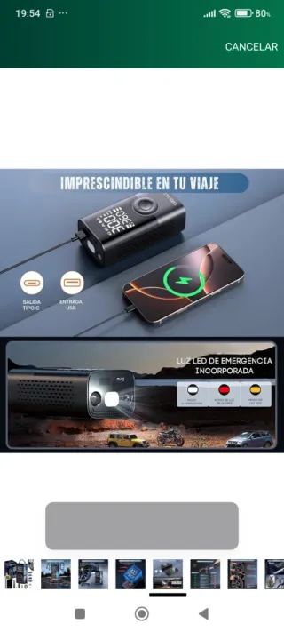 Compresor Portátil Coche Moto Nuevo