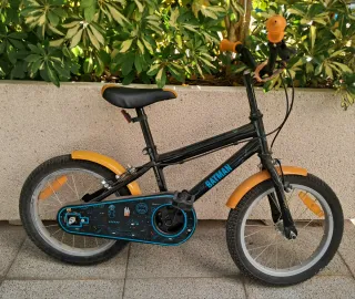 BICICLETA NIÑO BATMAN 16 PULGADAS