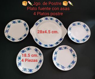 Juego de Postre Porcelana CHAUDELAUD LIMOGES