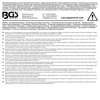 Set Mini Soportes Magnéticos BGS 4kg