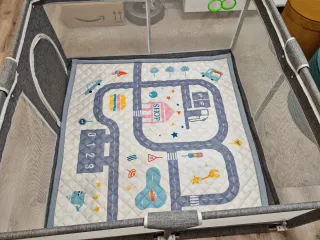 Parque Bebés Star Ibaby Oxford XL + Alfombra