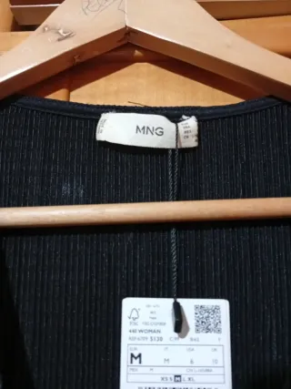 Vestido Zara Negro Talla M