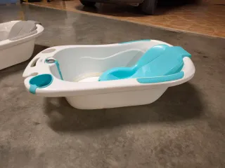 Bañera bebé con termómetro