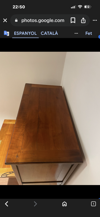 Escritorio de madera