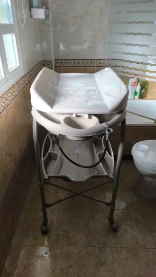 Bañera cambiador para bebé