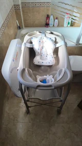 Bañera cambiador para bebé