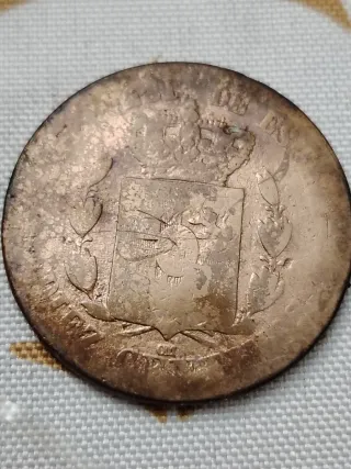 Moneda Bronce Alfonso XII 1879