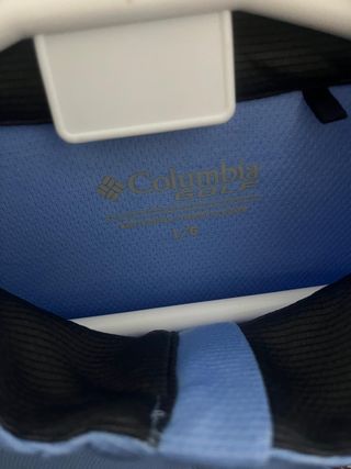 Columbia Sudadera Media Cremallera Azul
