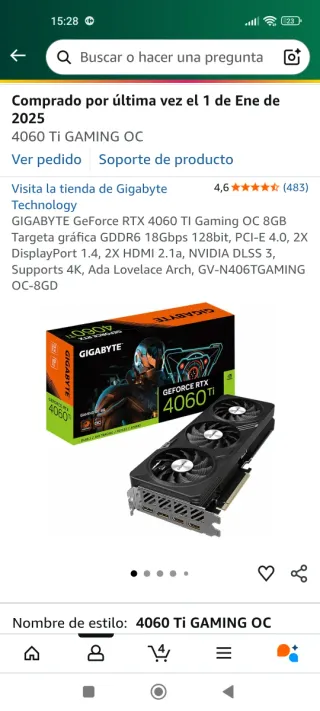 Gigabyte RTX 4060 Ti Gaming OC