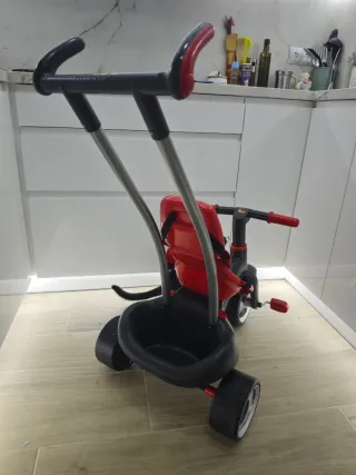 Triciclo Moltó Rojo y Gris