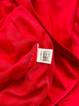 Chaqueta Deportiva Adidas Roja Talla S/M