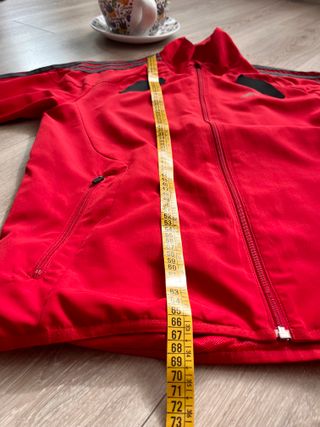 Chaqueta Deportiva Adidas Roja Talla S/M