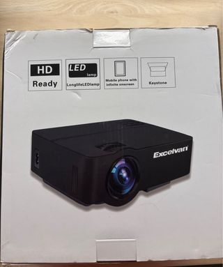 Proyector Excelvan Negro