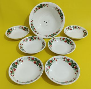 Juego de Postre Fresas