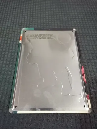 Cartel metálico de Coca-Cola - Santa Claus