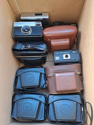 Lote Cámaras Fotos Vintage Canon, Olympus, Yashica