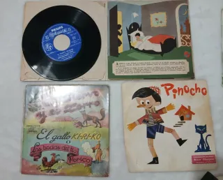 Lote 17 Vinilos Infantiles y Cuentos