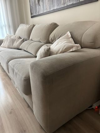 Sofá beige 2,60m