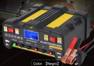 Cargador Batería Coche Moto Tractor 12V/24V