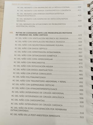 Rutas de cuidados al paciente pediátrico