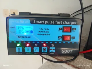 Cargador Batería Coche Moto Tractor 12V/24V