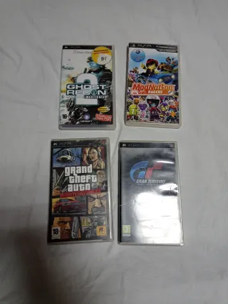Scatole vuote per giochi PSP (4 unità)