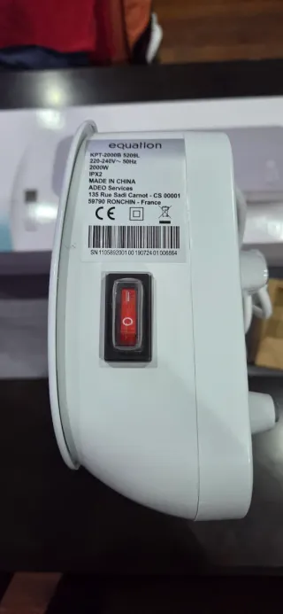 Calefactor Equation 2000W