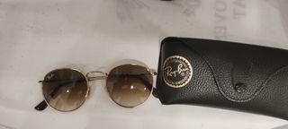 Gafas Ray-Ban Round Metal Oro Marrón