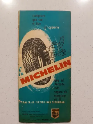 Vieja Guía Mapa Barcelona
