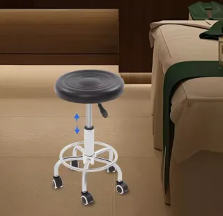 Taburete Elevable con Ruedas