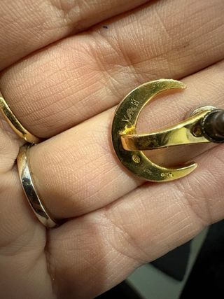 Pendientes Emporio Armani Luna Dorados