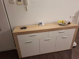 Mueble de salón completo, sofá y cómoda  a juego