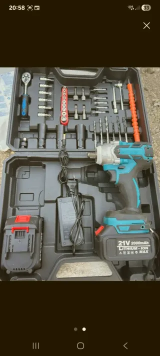 Pistola de impacto 2 baterías