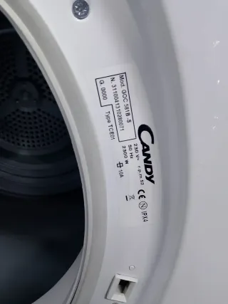 Secadora Candy 8kg Blanca