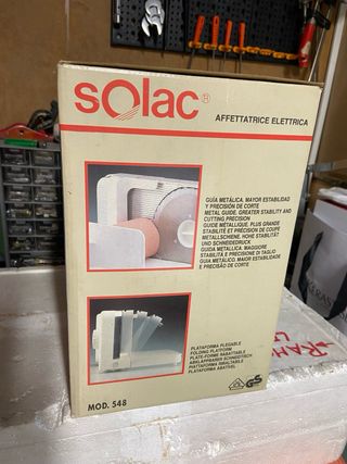 Cortadora de embutidos Solac Mod. 548
