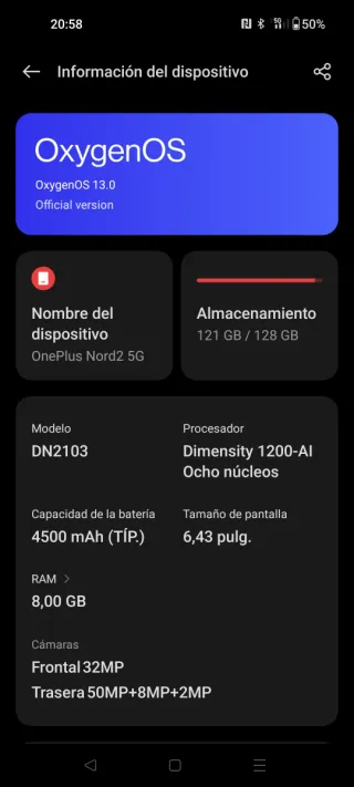 OnePlus Nord 2 5G 128GB