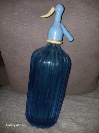 SIFON LA PERLA ELDA AZUL COBALTO ESPUMOSOS VERGARA