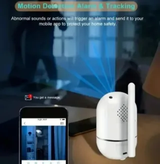 2 CÁMARAS DE VIGILANCIA Y SEGURIDAD WIFI.