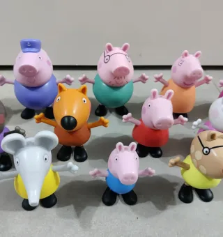 Colección completa Muñecos Peppa Pig Burger King