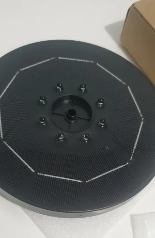 Fuente de agua solar para jardín