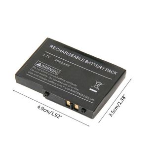 Bateria para DS lite, repuesto, 3,7 V, 1600mAh