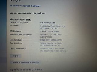 Portátil Lenovo Negro