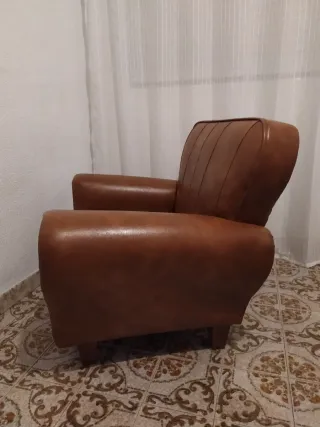 Butaca Oxford Piel Marrón