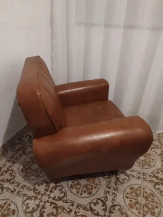 Butaca Oxford Piel Marrón