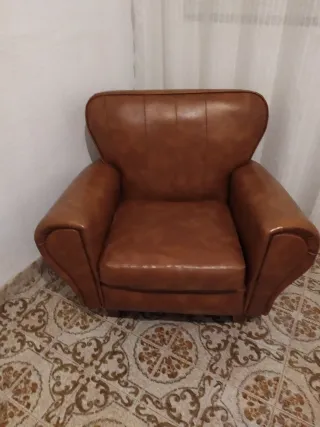 Butaca Oxford Piel Marrón