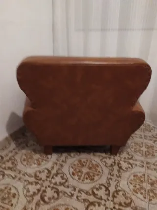 Butaca Oxford Piel Marrón